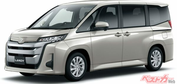 もういっちょ、スズキランディ。ボディカラーはスティールブロンドメタリック。洗練された色あいです