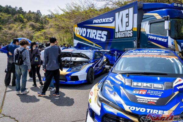 TOYO TIRESは自動車新歓フェスタに出展して3年目
