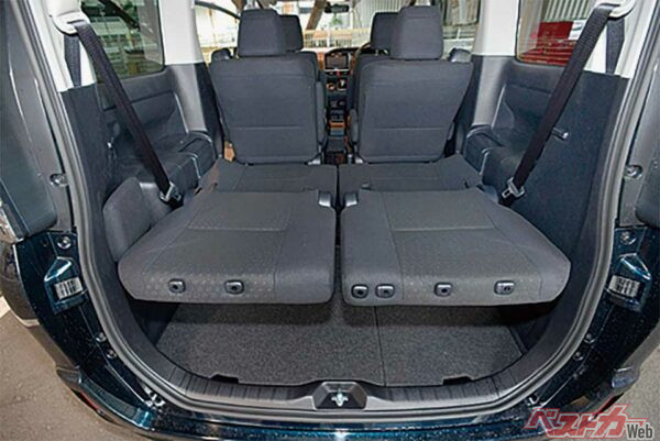 ラゲッジの自由度が高いのが◎