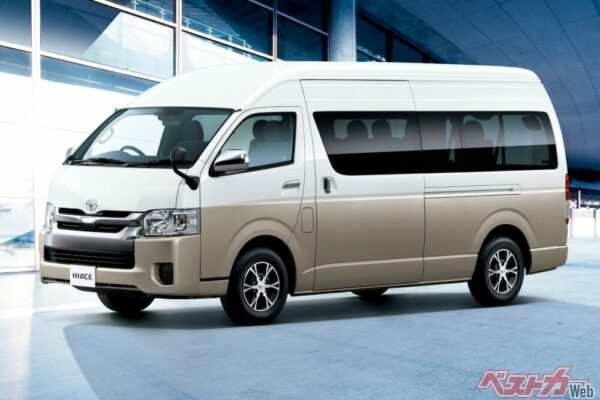 国内現行の5代目ハイエースはなんと2004年登場の20年超え選手だ