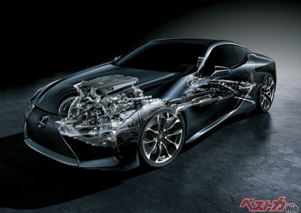 現在でもまだまだ現役の駆動方式FRの歴史は長い。画像はレクサス LC500