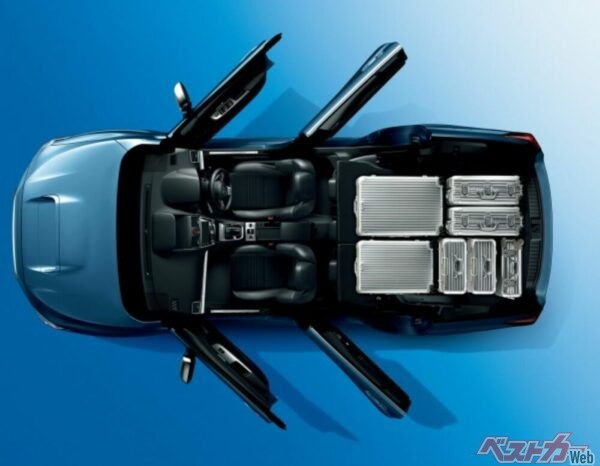 フロアボード下のサブトランクを含めれば荷室容量は522Lと大容量