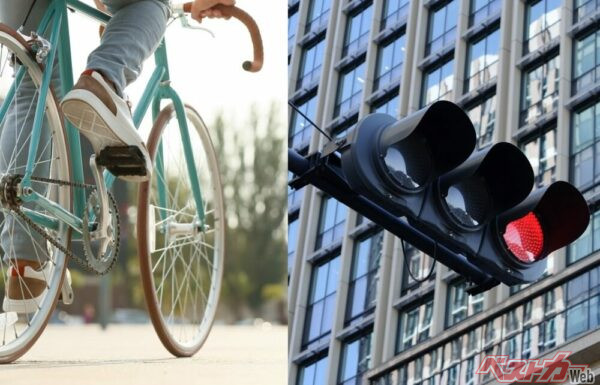 おいおい!! 赤信号だから止まんなきゃダメだっつーの!!