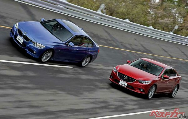 2位とした渡辺陽一郎氏以外の4名が1位としたBMW320dが総合1位。2位にはアテンザXDが入り、トップ2はディーゼルとなった。うーん、時代の移り変わりを感じるのでありました！