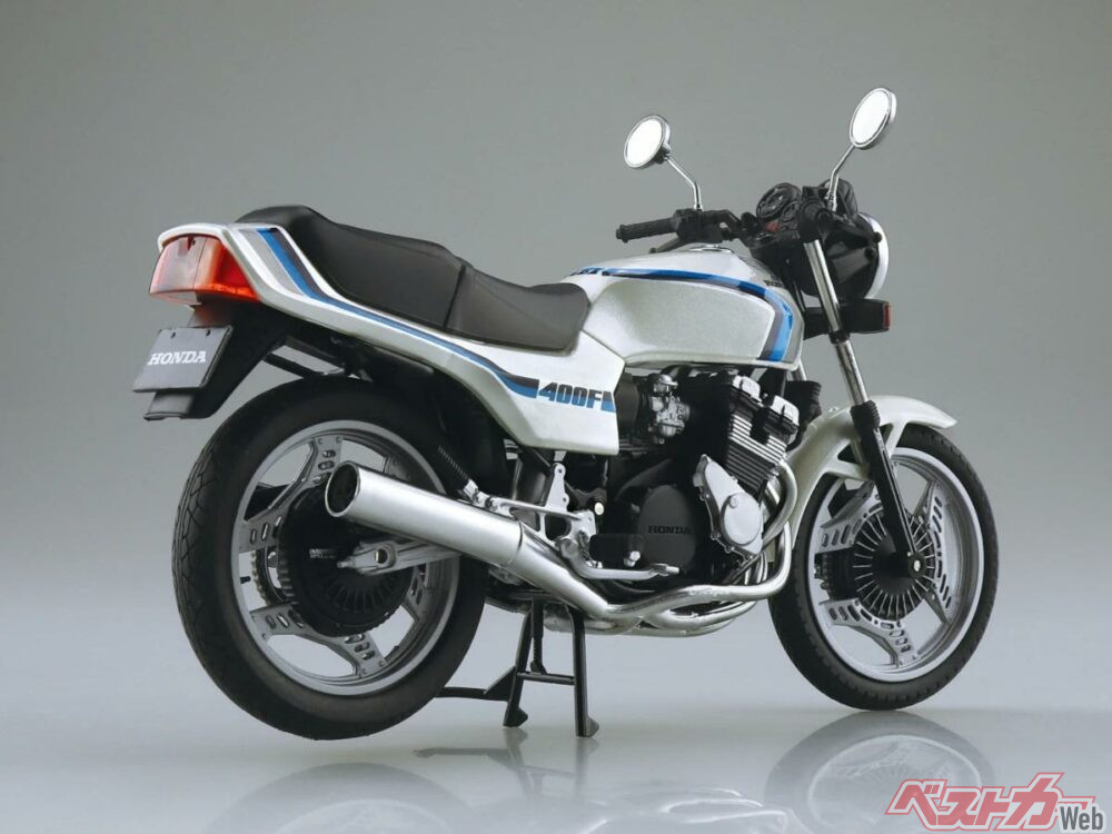 完成品バイク（CBX400F) 青島文化教材社 アオシマ 1/12 完成品バイク Honda CBX400F