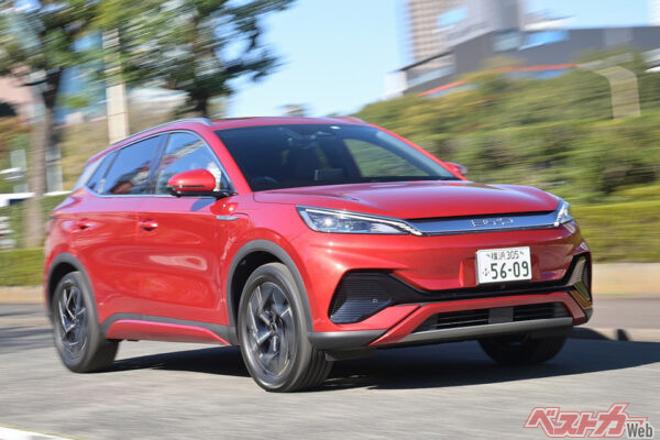 2023年より日本ではATTO3として販売されている「元プラス」