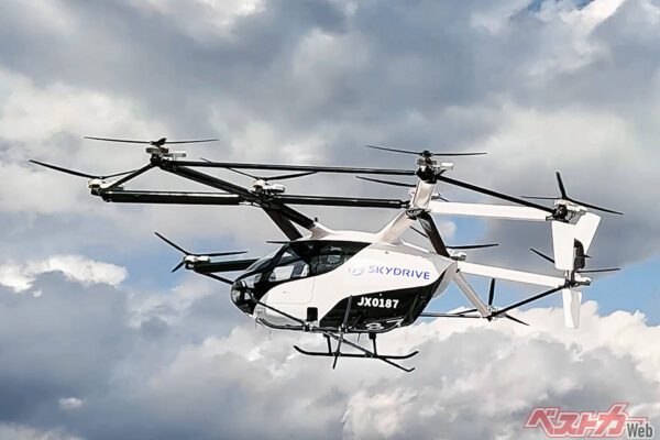 適用基準が発行されたSKYDRIVE SD-05。日本のほか海外からも多くの受注を得ている