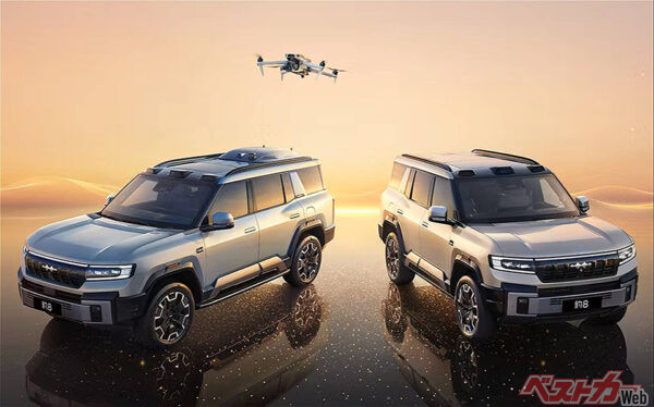 DJI製ドローンを積むファンツェンバオ・レオパルド8。新しいクルマホビーに繋がるかも