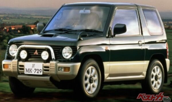 1994年に登場した初代パジェロミニ。アイコニックなデザインをオマージュするのも悪くない