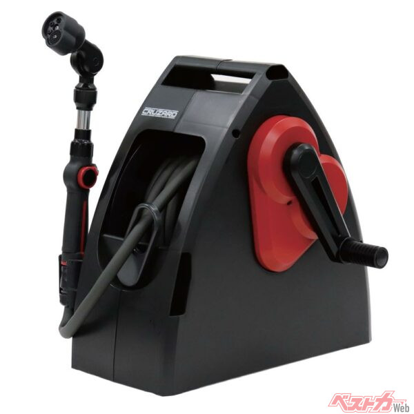 クルザードの「洗車ホースリール ギアスピードプラス」