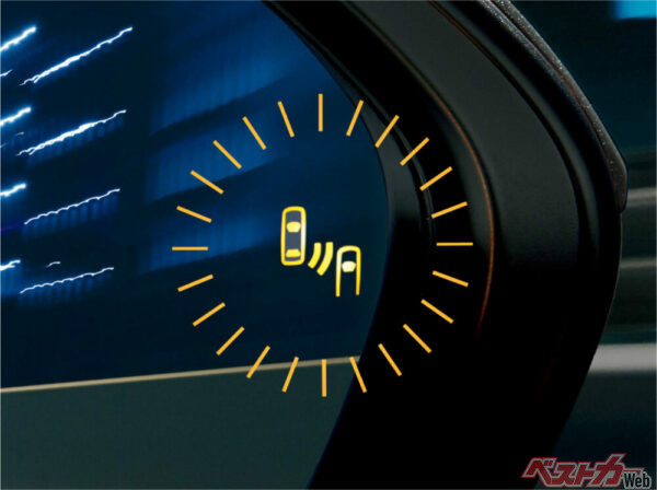 ブラインドスポットモニター インジケーター部 拡大イメージ