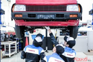 ついに「マッチ」が初代マーチを手に入れた!!!　日産自動車大学校生がレストア挑戦　MT換装で激シブマーチはどう変わる？