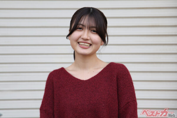 高井良千怜さん（創域理工学部2年）