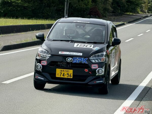 ミライースターボは相変わらず元気いっぱい。ヤリスやアクアを凌ぐタイムを出していた