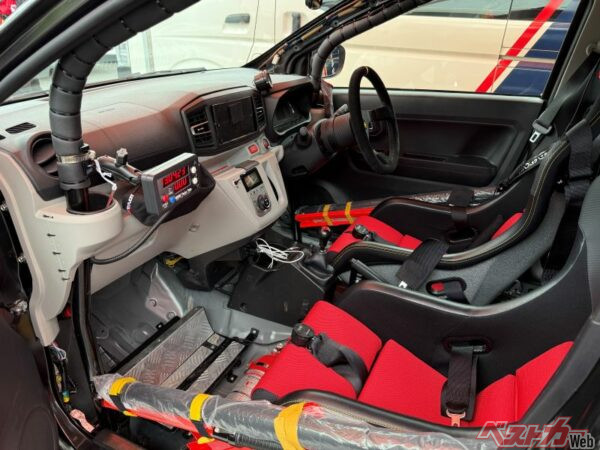 エムリットさんのシートクッションを装着してみたらなかなか快適なラリーを楽しめた