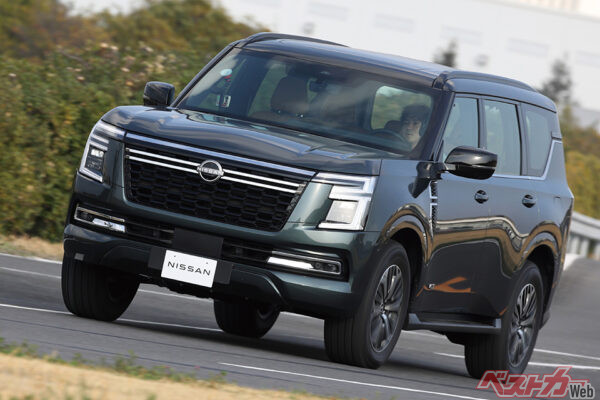 復活すれば18年ぶりとなる日産 パトロール。ランクルと競合しそうだが、筆者は「ランクルと客層は異なるのでは」と見ているという