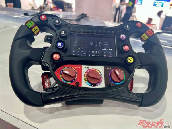 エネルギー残量はステアリングに表示される。写真のステアリングはGen2