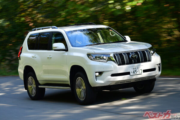 トヨタ ランドクルーザープラド（最終型・2015年登場）。2015年にディーゼル車を設定。2017年にはマイナーチェンジを実施