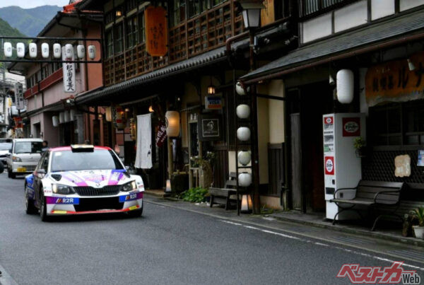 ショコダ丸は飛鳥ラリーで初日トップタイムを記録