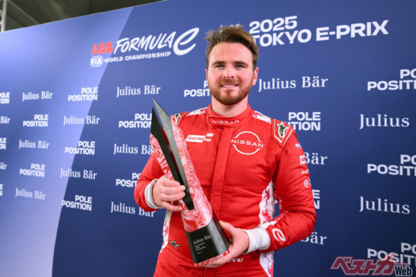 昨年からすべての東京E-Prixでポールポジションを獲得している日産のオリバー・ローランド選手