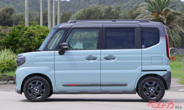 スクエアなカタチのスペーシアシリーズのなかで、最もカクカク感が強調されているスペーシアギア