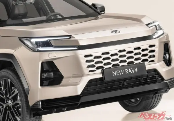 【新型RAV4速報】クラウンエステート顔の「コア」が標準車!!　HV&PHEVのみ!!　「アドベンチャー」「GRスポーツ」の3本立てでこれは売れそうだぜ