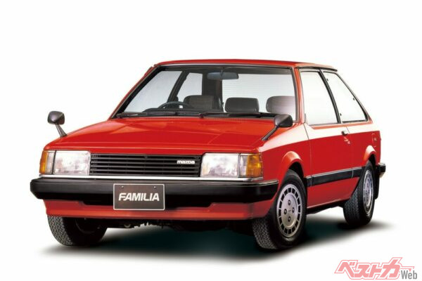 フォルクスワーゲンを参考にしたという5代目ファミリア