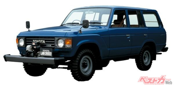 いわゆる60系ランクル。昭和の終わりから平成の始まりである10年間を駆け抜けた