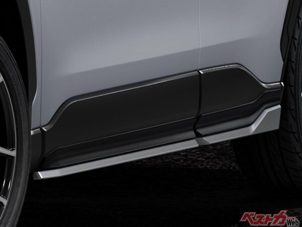 サイドスカートがないとちょっと物足りなくなるので、マストで3点セットをお勧めしたい