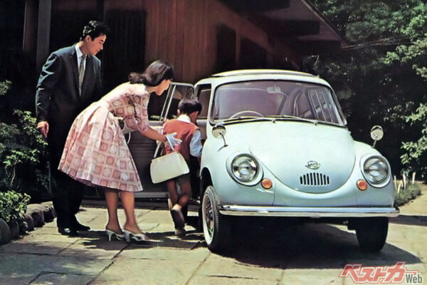 国民車構想のもと生まれ、文字どおり国民のクルマとなったスバル 360