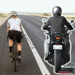 2026年4月からバイクで自転車を追い抜く際、キケンだと反則金6000円＋違反点数2点が！【道交法改正】