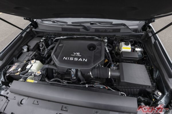 V6ツインターボの響きがたまらんぞ