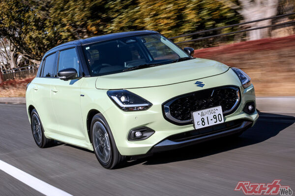 スズキらしい軽快でスポーティな走りが魅力のスイフト。デビューから現在まで改良はしていない