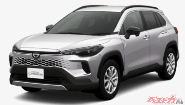 MCカローラクロスは全3グレードあり、こちらは中間のSグレード。MC前価格は298万円で、MC後は298万円。……ええっ、同じ価格じゃないの!!