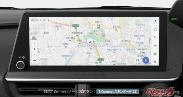 PHEVのZグレードに標準装備されていた12.3インチのディスプレイオーディオPlusがハイブリッドのZグレードに標準装備