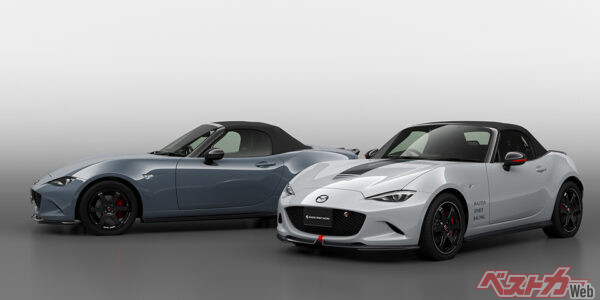 2024年の東京オートサロンで公開されたマツダ スピリットレーシングロードスター。ソフトトップ＆2Lエンジンという待望の組み合わせ