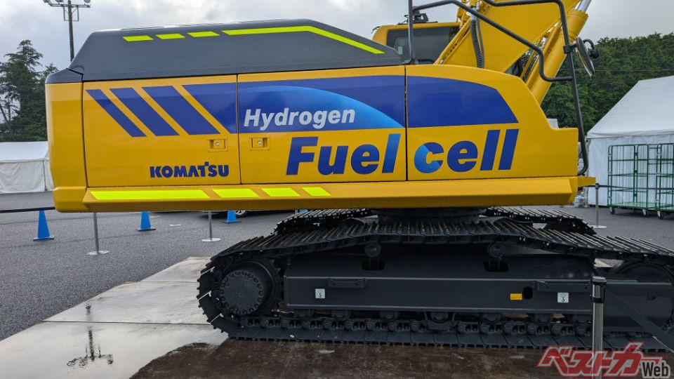 コマツの建機も「水素で駆動」に!?? トヨタとコマツが組んで富士で