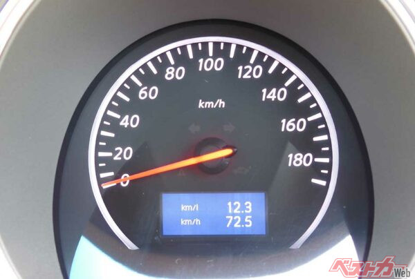 最終的にムラーノのオンボード燃費の数値は12.3km/Lに達したのだった