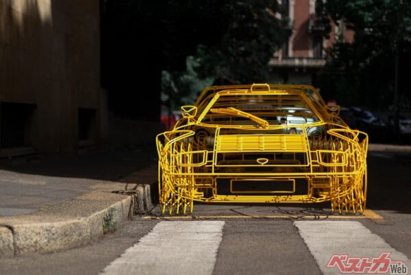 え、乗れないのに900万円!?　ワイヤーで作った実車サイズのランチア・ストラトスHFが衝撃