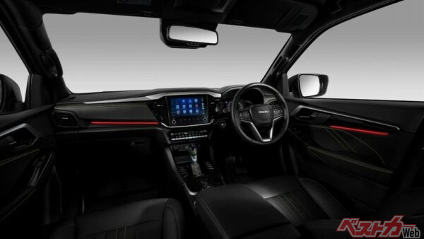 2024年6月のマイナーチェンジでは、７インチサイズのTFT液晶ディスプレイや、9インチのセンターディスプレイなど、時代に即したアップデートも行われた