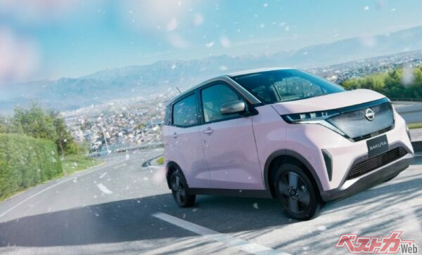 好みのボディカラーの日産サクラをプレゼント