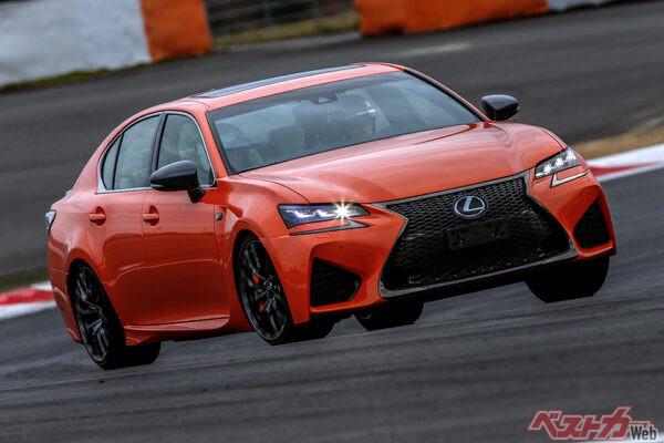 レクサス GS F（2015年登場）。サーキット育ちの超高性能セダン