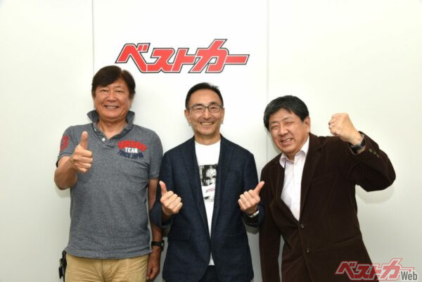 国沢光宏(左)・鈴木直也(中)・渡辺陽一郎(右)の3人が大激論!