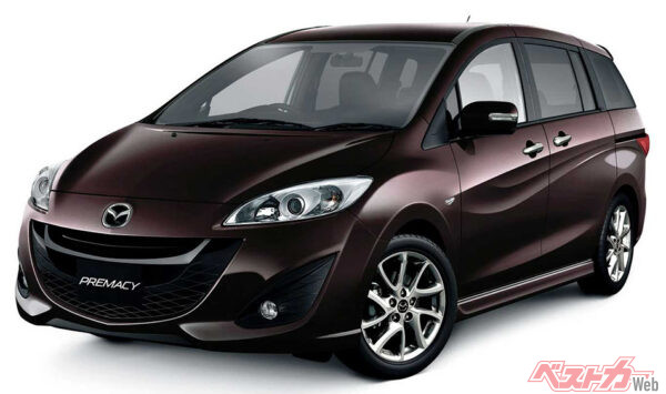 プレマシーのメインカラーであり、最も売れているラディアントエボニーマイカ