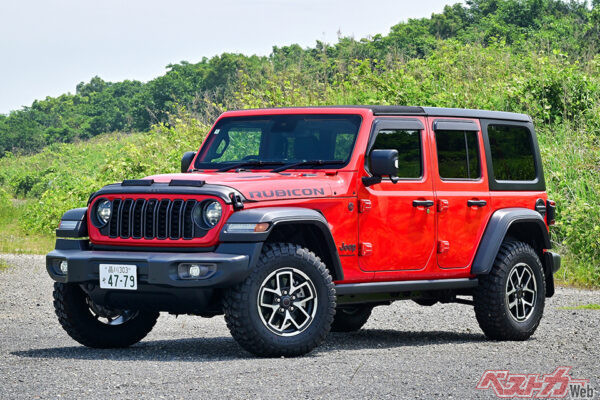 渡辺陽一郎氏おすすめのアメ車はジープ ラングラー。ラダーフレーム構造を持つジープ伝統の本格オフローダー。パワーユニットは2LターボとそのPHEV。価格帯は799万～1030万円