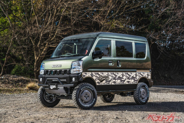 ジムニーパーツを活用した画期的軽バン「エブニイ」