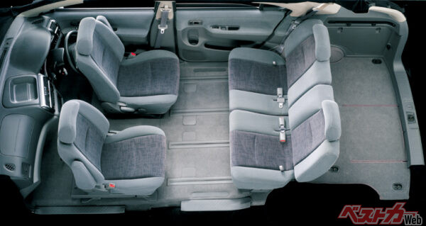 ルネッサの回転対座式フロントシート