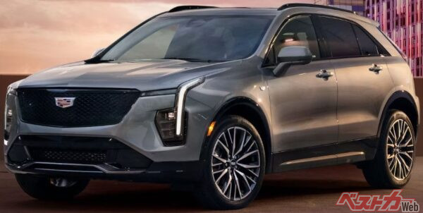 キャデラックのミドルサイズSUV「XT4」。税込790万円～と、キャデラックジャパンのラインアップの中ではもっとも安価
