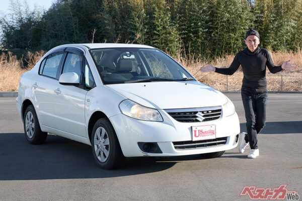 2007年から2014年まで販売されたスズキ SX4セダン（中古相場：30万～50万円）
