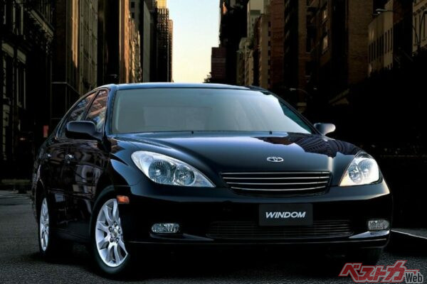 2001年登場の3代目ウィンダム。さすがに3代目ともなると外見の違いもわかりやすい